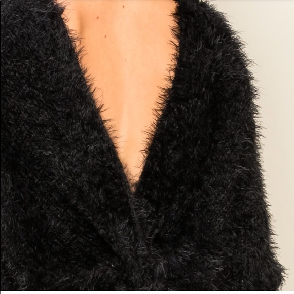 New! Stunning Knot fuzzy Liza sweater(super soft) - Picture 6 of 6